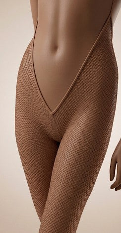 Plain - Super High Waist Fishnets